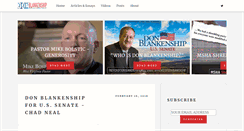 Desktop Screenshot of donblankenship.com