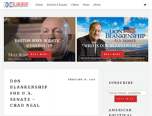 Tablet Screenshot of donblankenship.com